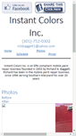 Mobile Screenshot of instantcolors.com