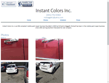 Tablet Screenshot of instantcolors.com